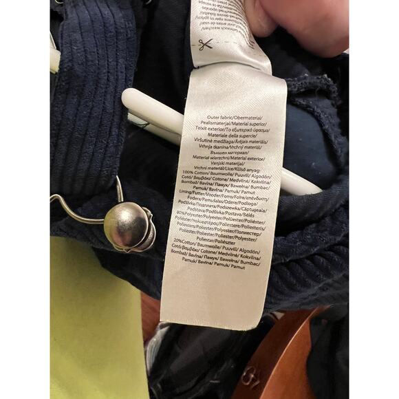 Navy Corduroy Baby Overalls 12-18M Cosy Time So Cute Brand - Picture 6 of 6